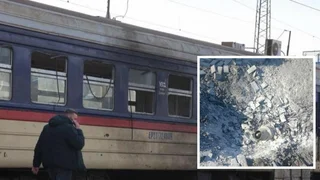 Повітряні Сили показали уламок дрона, який вдарив по дніпровському вокзалу