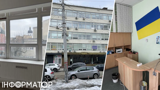 На Контрактовій продають незграбний радянський бізнес-центр біля музею Чорнобиля