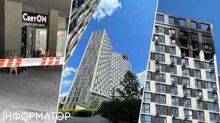 Було страшно, почув дим - у ЖК Славутич 2.0 розповіли про приліт по будинку