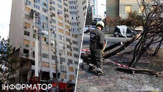 Ставлять спеціальні мітки - фахівці вивчають будинок на Дарниці, в перший поверх якого влучила ракета