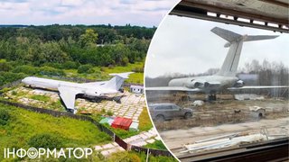 Біля Києва продають ділянку з літаком, на якому колись міг літати Леонід Брежнєв
