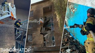 У київській школі, куди влучив Шахед, є загроза вибуху - шостий день масованих ударів по столиці - текстовий онлайн