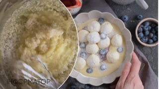 Корисний та смачний сніданок: Ліниві вареники з кокосовим кремом