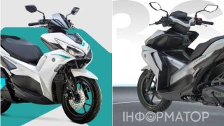 Yamaha показала електроскутер Aerox-E зі знімними батареями