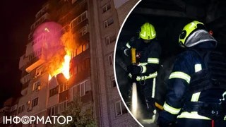У Запоріжжі спалахнула багатоповерхівка після удару росіян