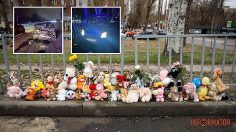 Народний меморіал пам'яті 10-річної дівчинки: у Дніпрі містяни продовжують приносити квіти, іграшки та цукерки на місце смертельної аварії