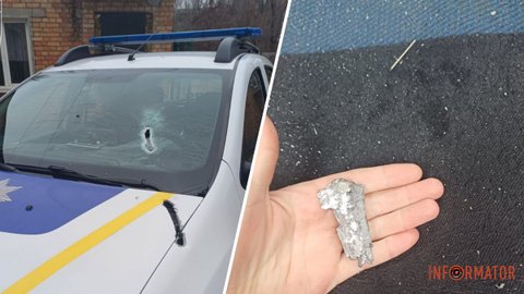 У Нікополі поліцейські потрапили під російську атаку