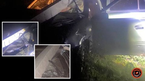 Водій уникав зіткнення з вагітною на переході: на виїзді з Дніпра авто влетіло у стовп