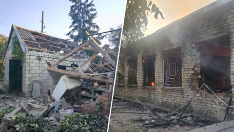 Масована атака дронами та артилерія: у Дніпропетровській області під прицілом були ліцей, будинки, бібліотека, авто та підприємство