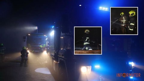 В Слобожанском под Днепром горел склад: подробности спасателей