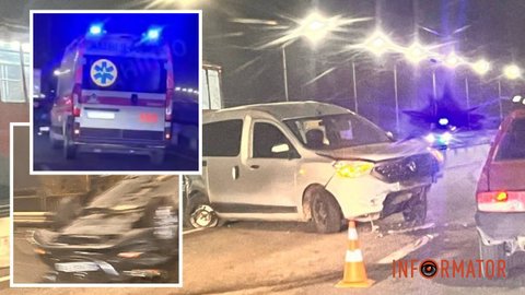 Масштабна ДТП на Кайдацькому мосту у Дніпрі: одне авто перекинулося, утворився кілометровий затор