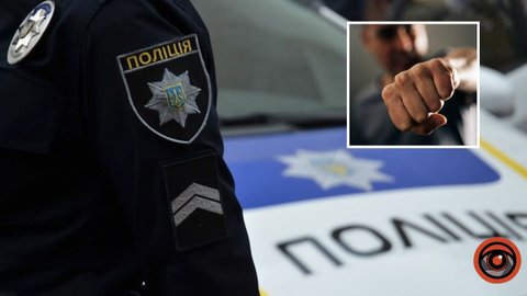 В Кривом Роге 37-летний мужчина угрожал родственникам, а после — ударил полицейского