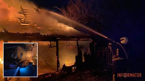 У Дніпропетровській області палав будинок: подробиці від рятувальників