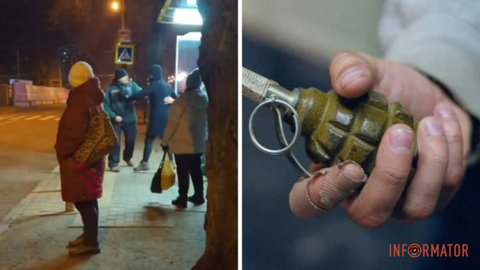 Человек с гранатой сел в троллейбус №10 после конфликта на остановке на Героев Крут в Днепре