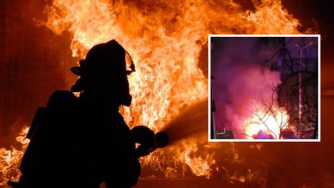 Звучали взрывы: в Кривом Роге горели Hyundai и Mercedes