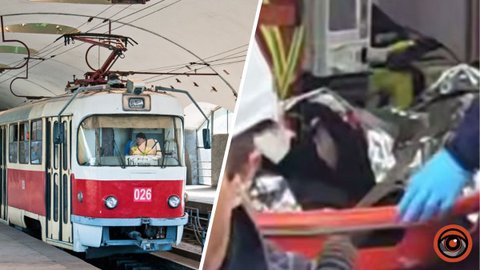 В Кривом Роге мужчина выпрыгнул из трамвая на ходу в тоннеле: пострадавший остался без ног