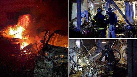 Горели дома и авто: враг атаковал сразу четыре района Днепропетровской области дронами и артиллерией