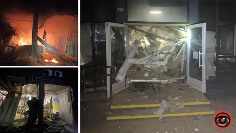 Последствия атаки дронов по Кривому Рогу: пострадали дома и ЦНАП, разрушен центр "Я - ветеран"