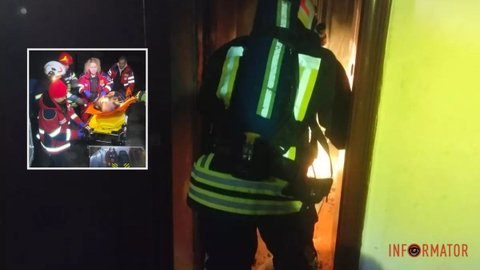 У Дніпропетровській області палала квартира: постраждали двоє людей