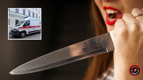 В Кривом Роге 63-летняя женщина ударила ножом в шею гражданского мужчину во время ссоры