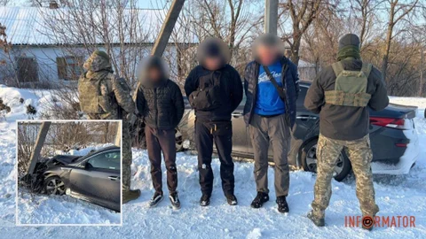 Бегство от пограничников закончилось ДТП: среди задержанных — житель Днепропетровской области