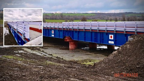 В прифронтовом районе Днепропетровской области открыли "японский мост"