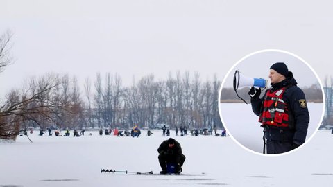 В Днепропетровской области с начала года тонкий лед унес жизни 4 человек: спасатели напомнили рыбакам об опасности