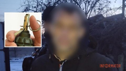 В Днепре на почве ревности мужчина угрожал сожителю женщины взорвать гранату