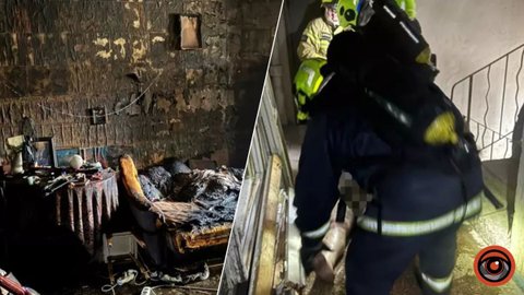 В Кривом Роге горела квартира в девятиэтажке: из огня вывели 49-летнего горожанина