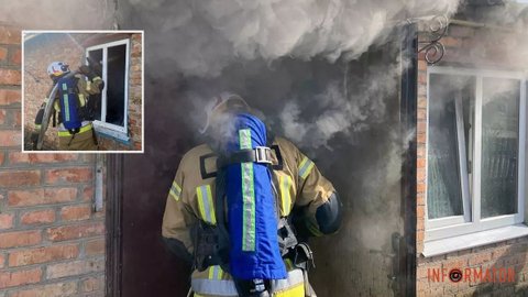 В Днепропетровской области горел дом: внутри обнаружили тело мужчины