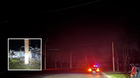 В Днепре на Набережной Заводской 22-летний водитель врезался в столб, погибла женщина: мужчину будут судить