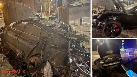 У Дніпрі на Січеславській Набережній Audi на шаленій швидкості врізався у стовп, постраждав пасажир: справу передали до суду