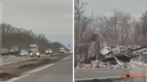 Тройное ДТП на трассе «Днепр – Кривой Рог»: столкнулись DAF, Mercedes и Skoda