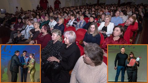 В Каменском в стенах театра имени Леси Украинки поздравили женщин по случаю грядущего праздника 8 марта