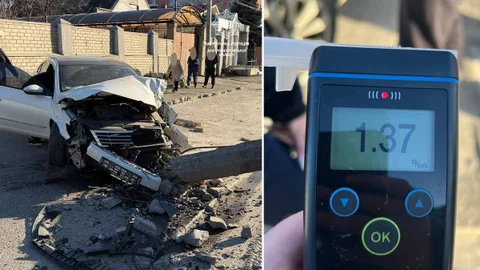 У Дніпрі на Науки 8 березня Volkswagen врізався у Nissan та зніс стовп: водійка авто виявилася п’яною