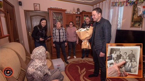 В Каменском поздравили долгожительницу, которая отметила 105-й день рождения