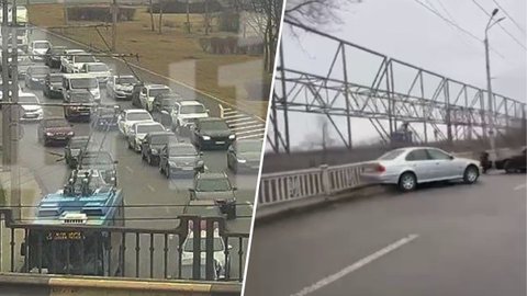 Плануйте маршрут заздалегідь: на Набережній Заводській зіткнулися автівки, виникли сильні затори