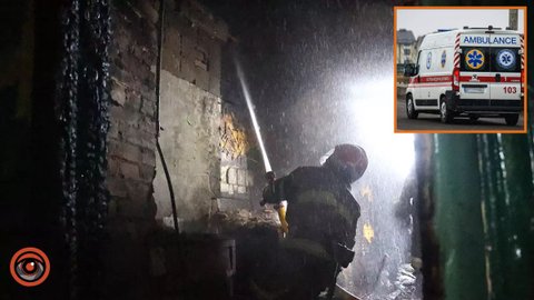 У Дніпропетровській області під час пожежі врятували чоловіка