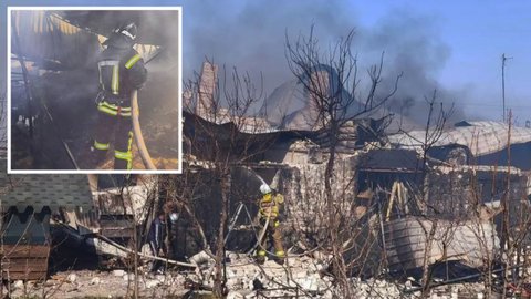 Масштабный пожар в Днепровском районе: подробности от ГСЧС