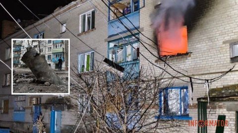 Армия рф атаковала беспилотниками и артиллерией три района Днепропетровской области