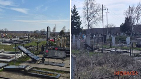 Массовое уничтожение памятников: в Днепропетровской области в вандализме на кладбище подозревают двоих детей