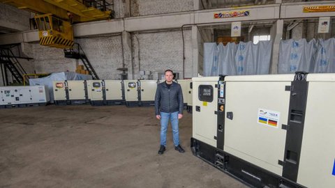 Каменское получило партию мощных генераторов для тепловых предприятий