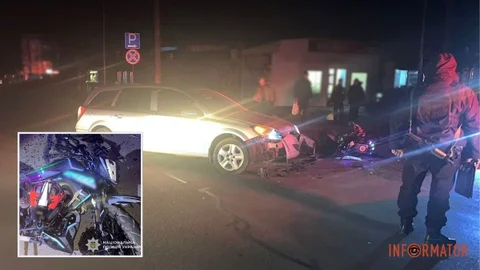 В Днепропетровской области Opel сбил подростка на мотоцикле: дело направили в суд