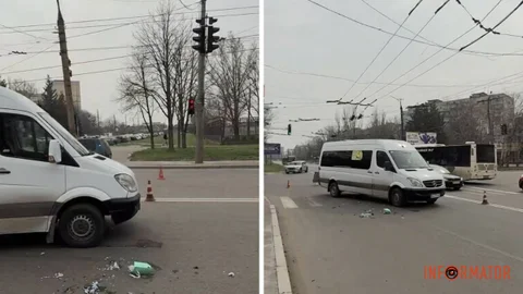 Маршрутка сбила девушку в Кривом Роге: пострадавшую забрали в больницу