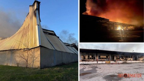 Очередная "база НАТО": в Павлограде во время ночной атаки россияне дронами ударили по складу сухариков и снеков