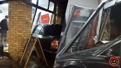 У Дніпрі на Панікахи Volkswagen влетів у кіоск із шаурмою: деталі від поліції