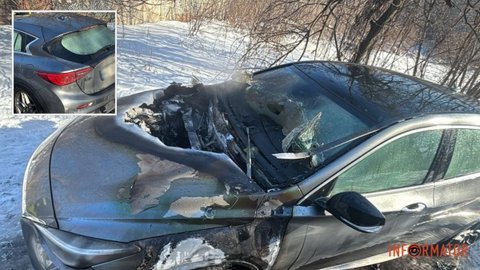 В Каменском подросток сжег авто во дворе: дело передали в суд