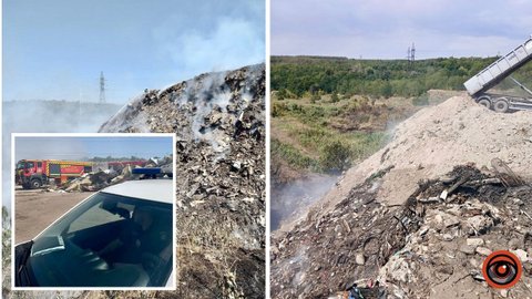 8 миллионов гривен ущерба экологии: будут судить директора предприятия из-за пожара на мусорном полигоне под Днепром, который тушили 2 суток