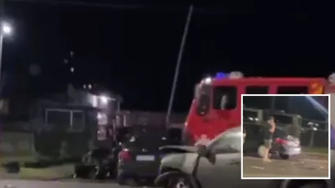У Дніпрі на Березинській зіштовхнулись Skoda, Mitsubishi та Toyota: госпіталізували трьох людей
