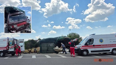 Заснул за рулем: в Днепропетровской области авто врезалось в блокпост